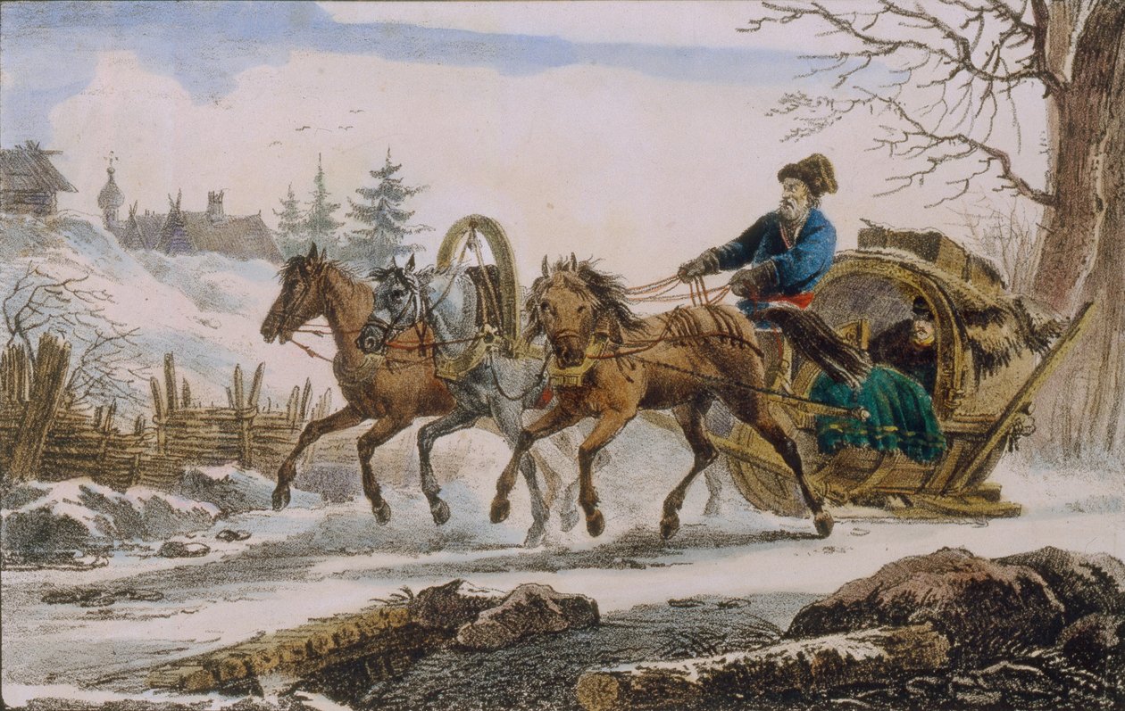 Proso t, 1820 od Eugéne Pluchart