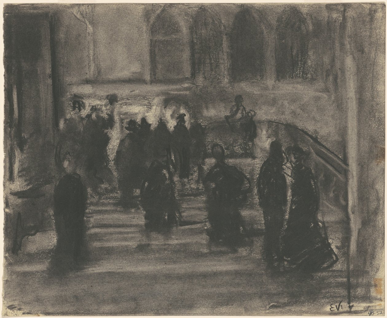 Most, Benátky od Eugène Vail