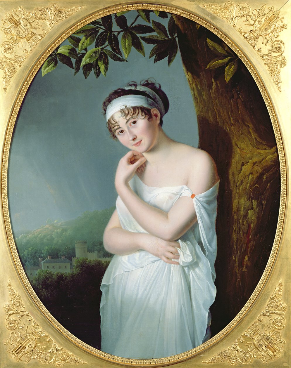 Portrét Madame Recamier (1777-1849), c.1798-9 od Eulalie Morin