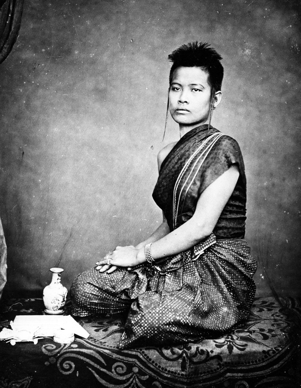 Siamská princezna, kolem roku 1860 od European Photographer