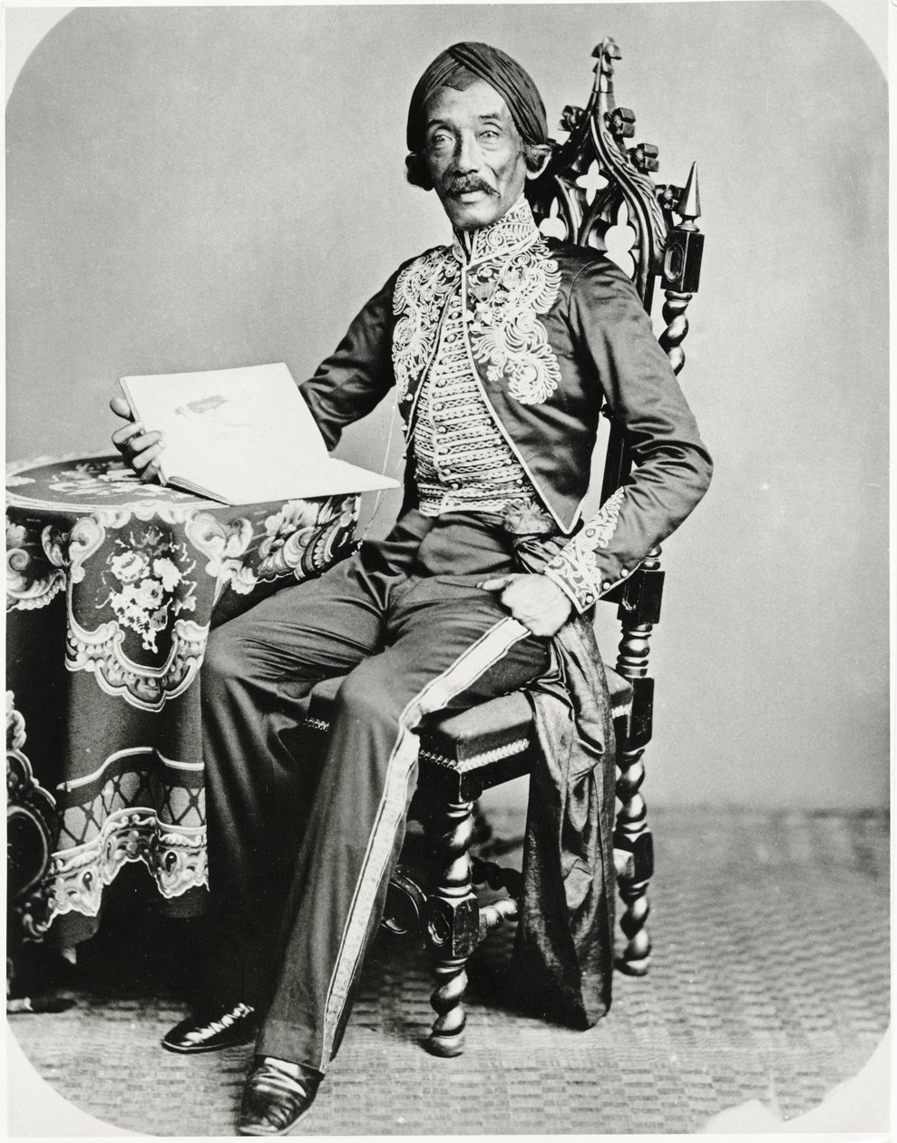 Portrét Radena Saleha, 1872 od European Photographer