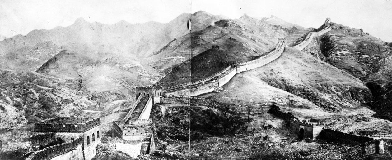Velká čínská zeď, kolem roku 1860 od European Photographer