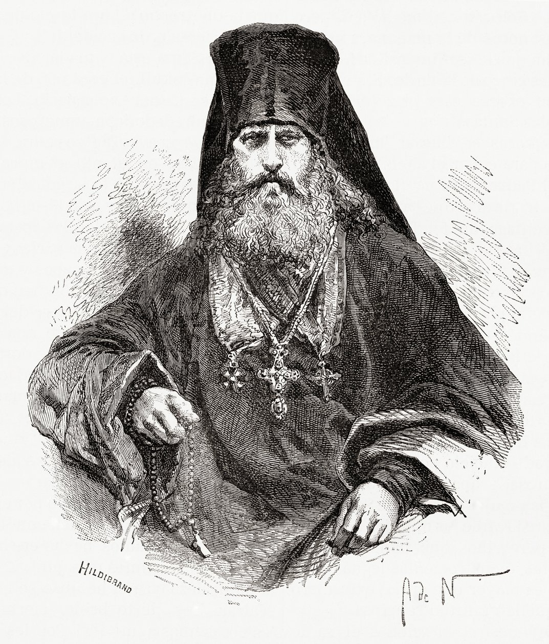 Feofan Prokopovich ze „Světa ve vaší ruce“, vydaného v roce 1878 od European School