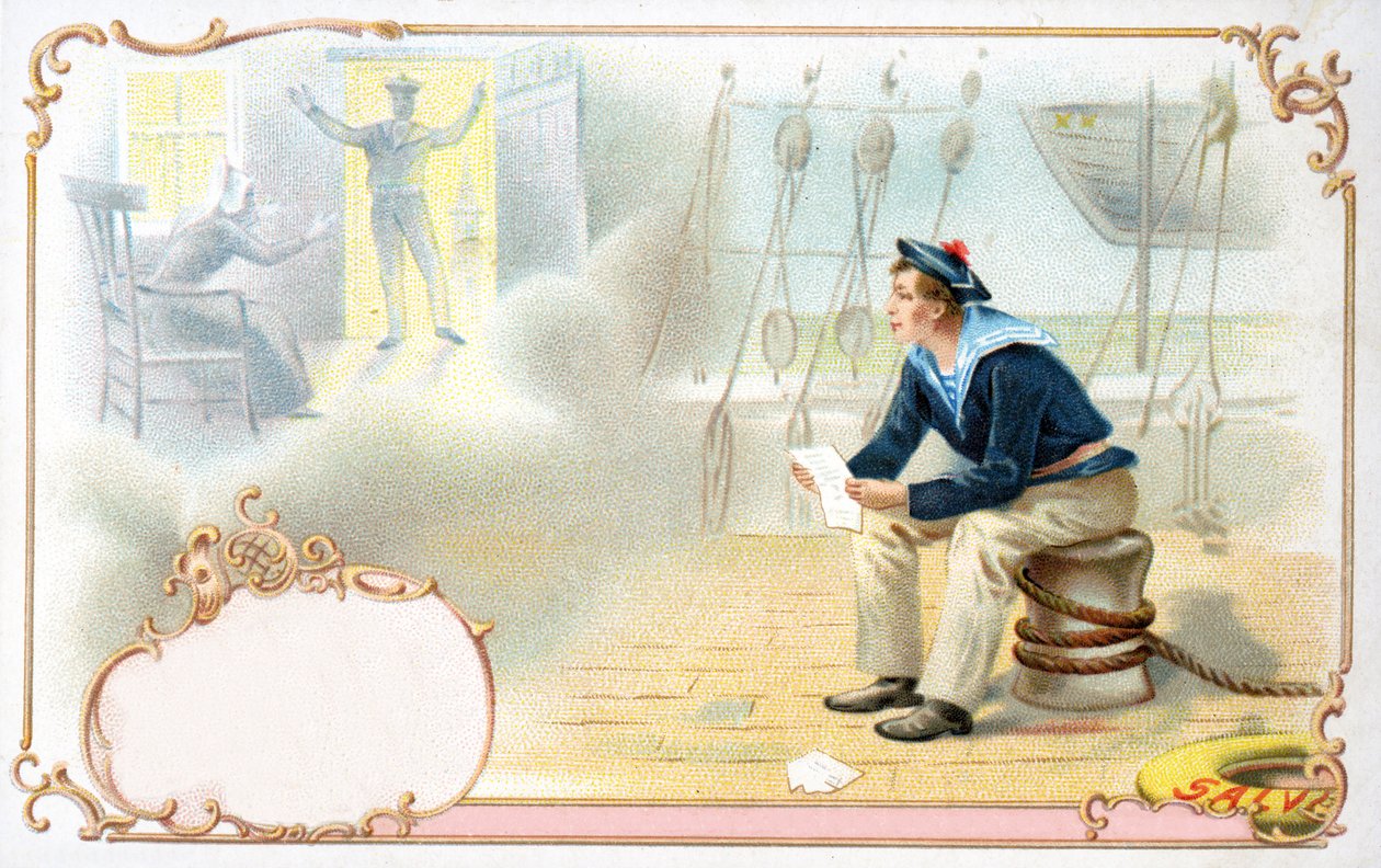 The Sailors Daydreams, 1900 od European School
