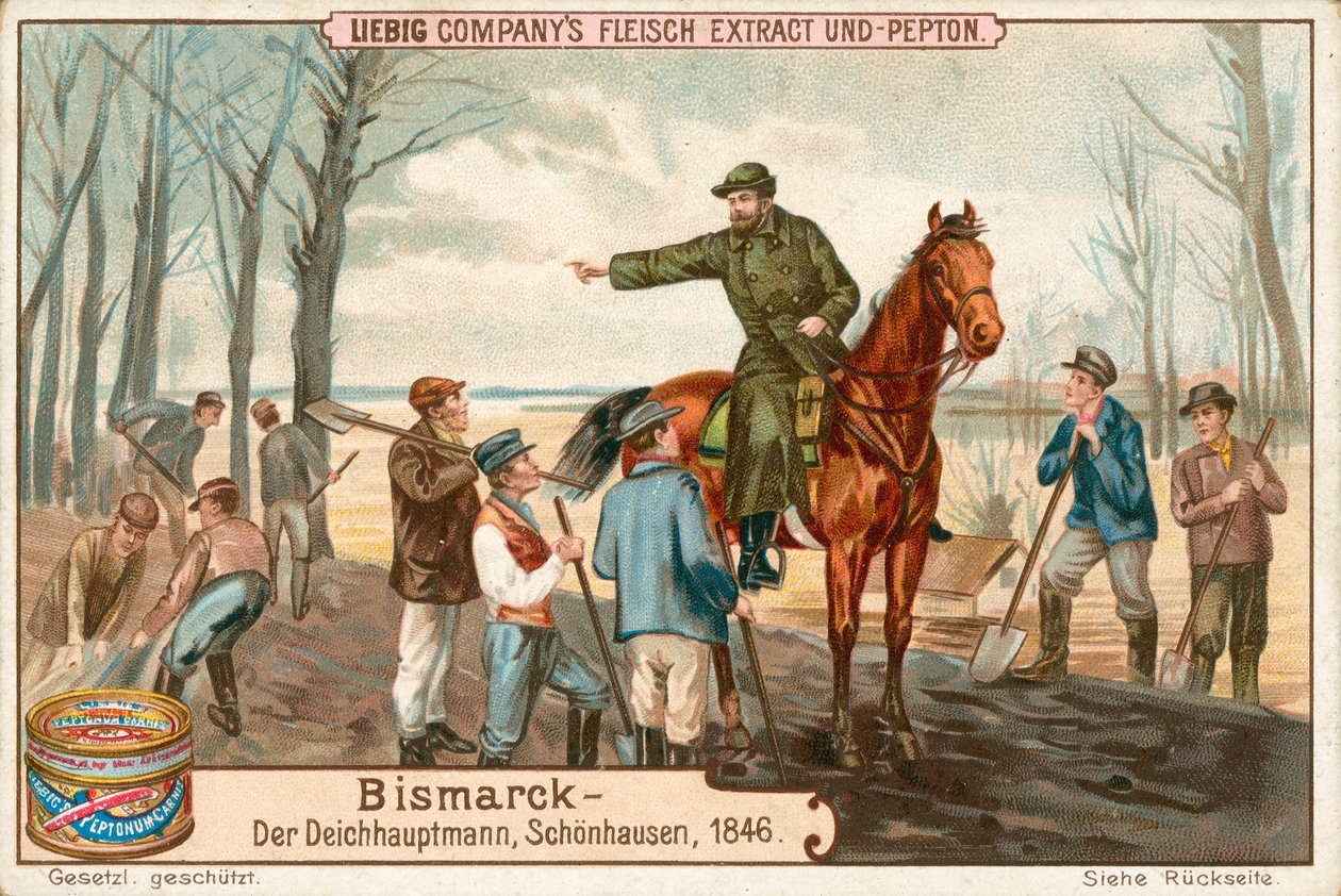Bismarck, Liebigova karta, počátek 20. století (chromo) od European School