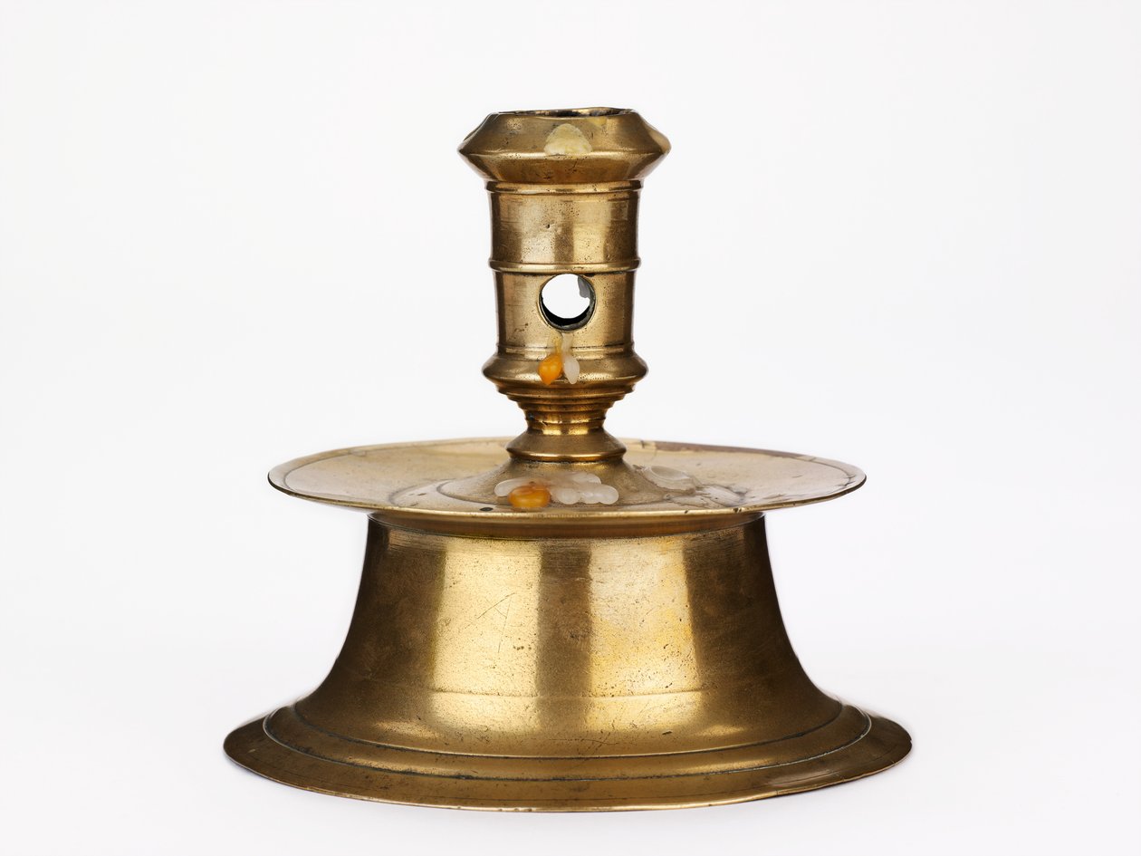 Capstan Candlestick, cca 1600 (mosaz) od European School