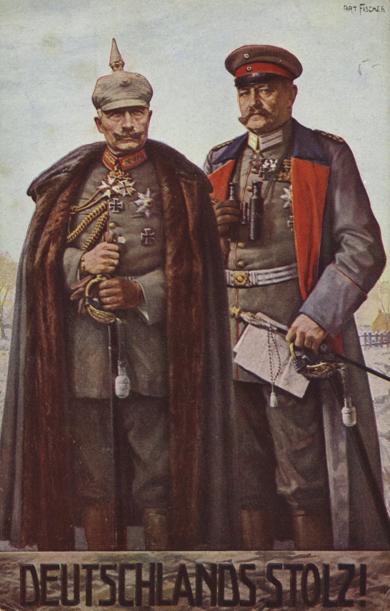 Pýcha Německa! (barevná litografie) od European School
