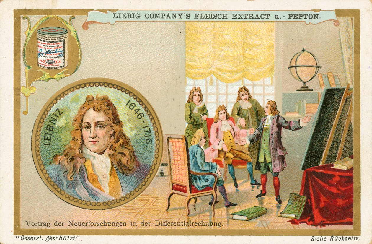 Liebniz, Liebigova karta, počátek 20. století (chromo) od European School