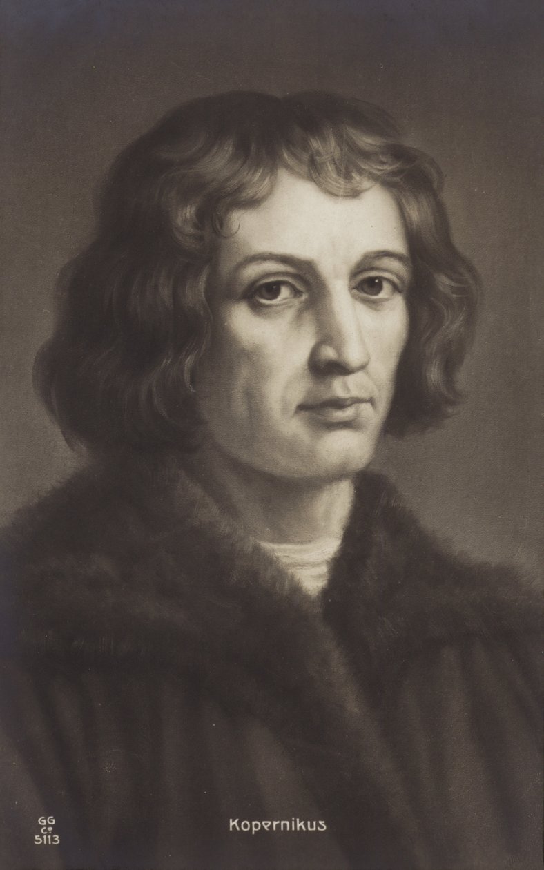Mikuláš Koperník (1473-1543), polský astronom (litografie) od European School