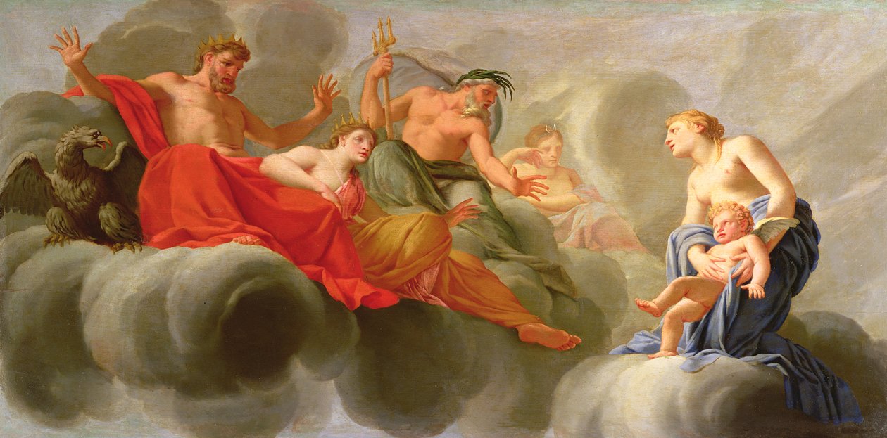 Venuše představuje Amora Jupiteru od Eustache Le Sueur