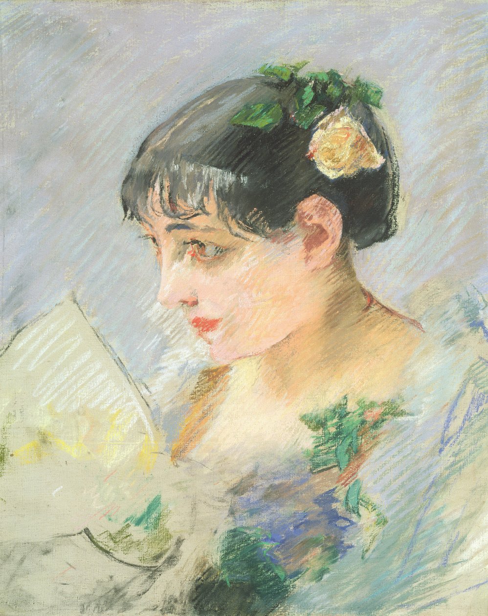 Španělka (pastel na papíře) od Eva Gonzalès