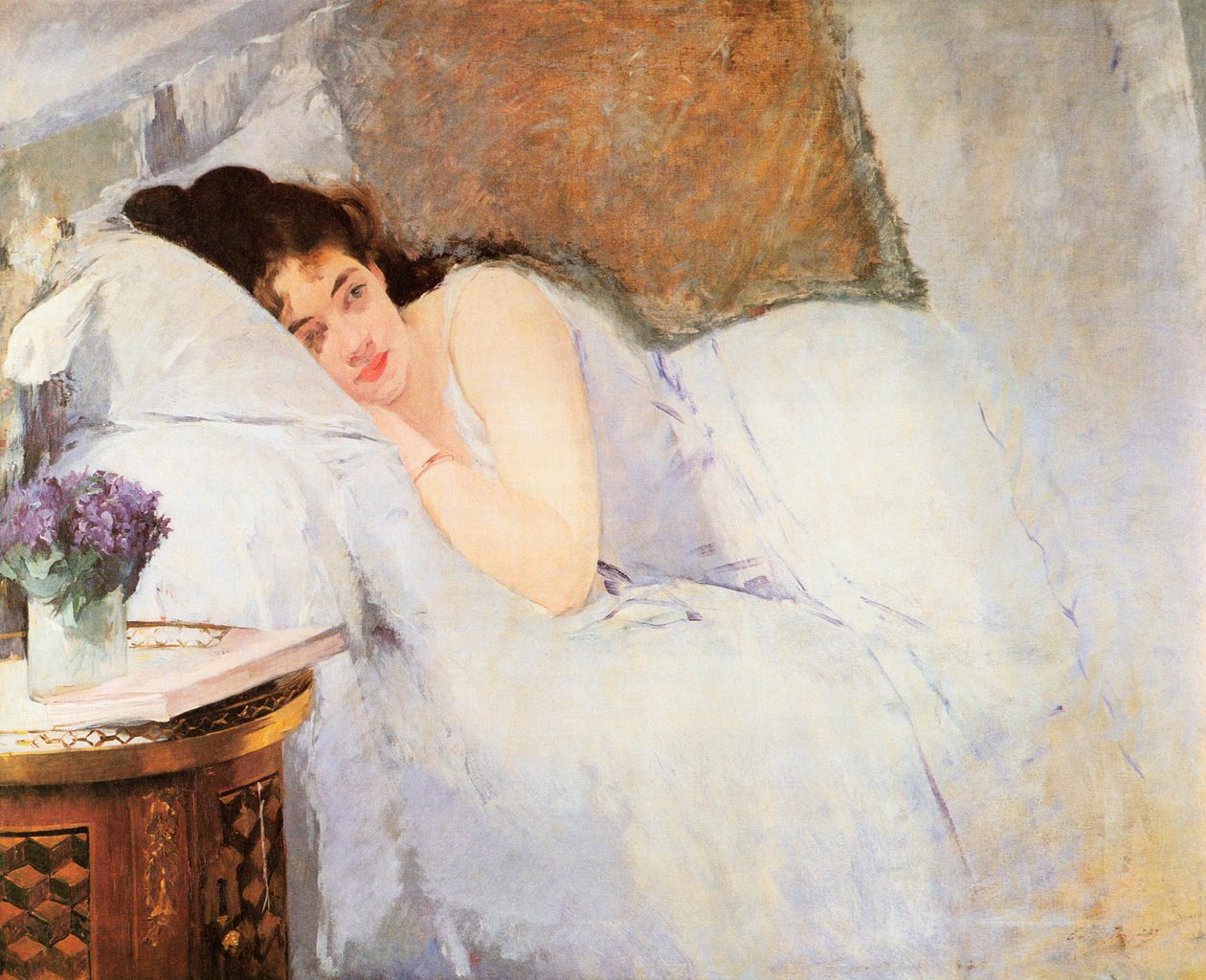 Probuzení ženy, 1876 od Eva Gonzalès