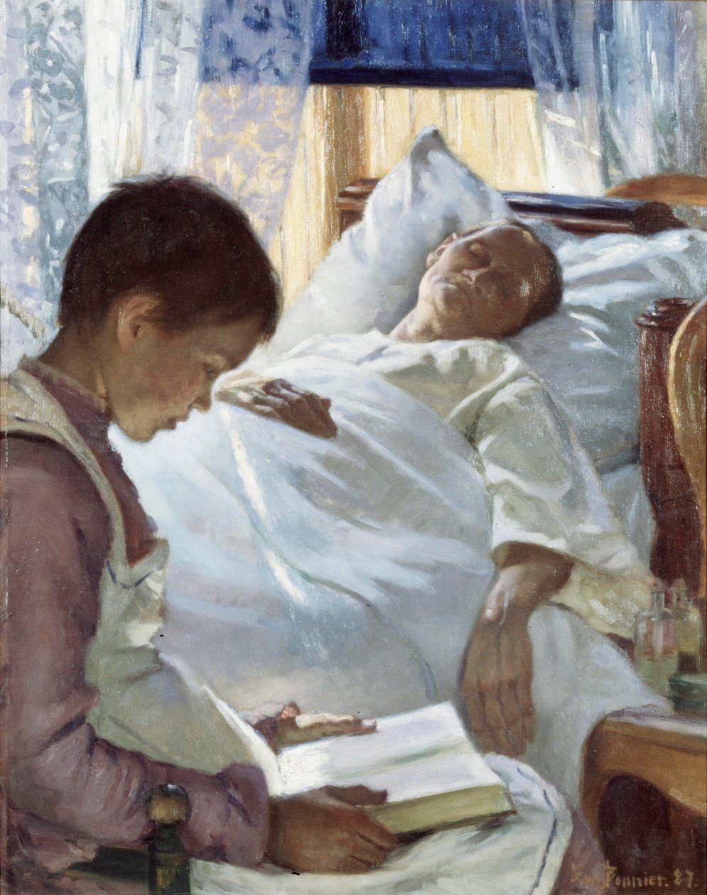 Odraz v modrém, 1887 od Eva Bonnier