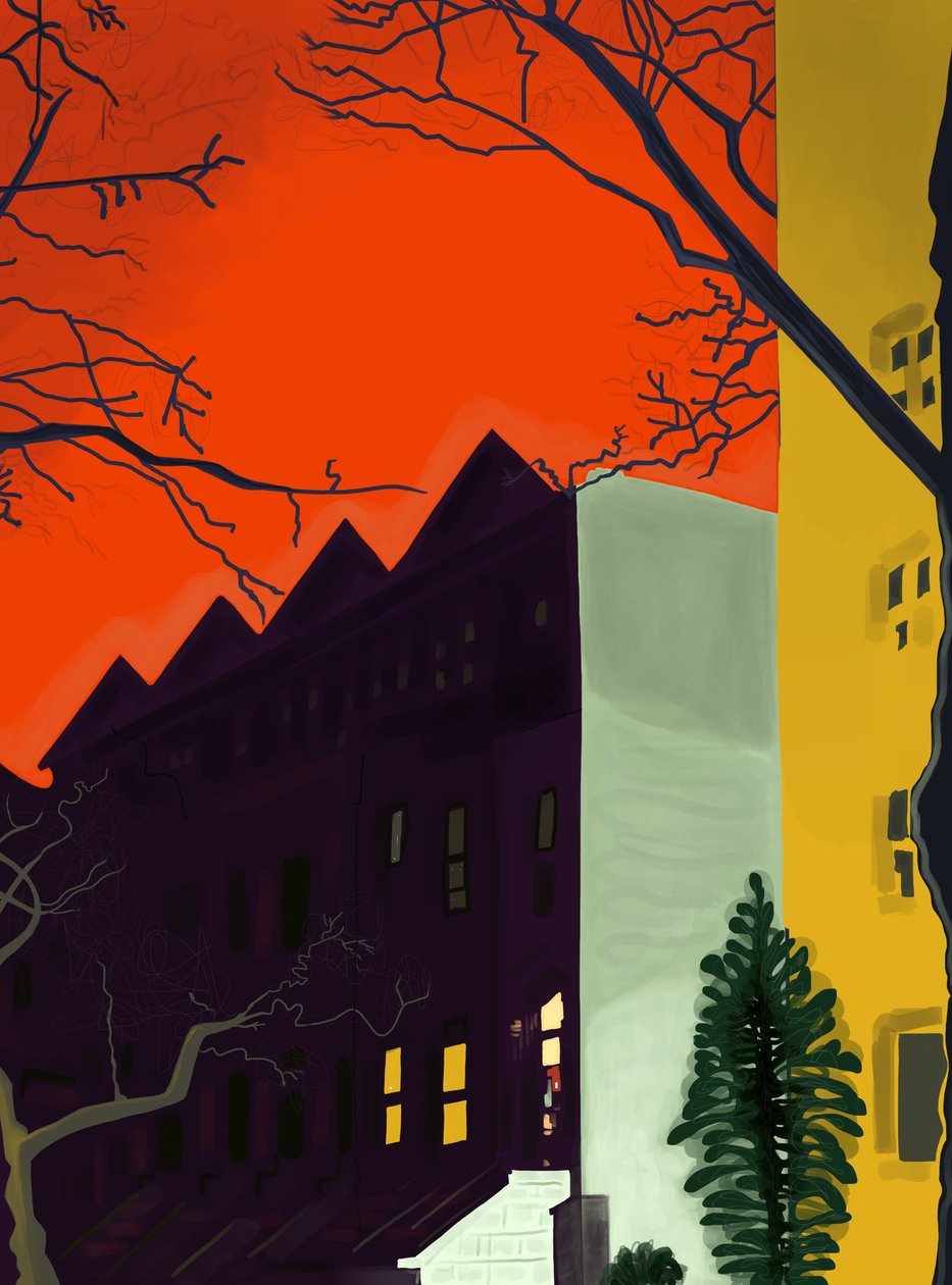 14th Street At 6.A.M., Brooklyn (digitální umění) od Evan Sklar