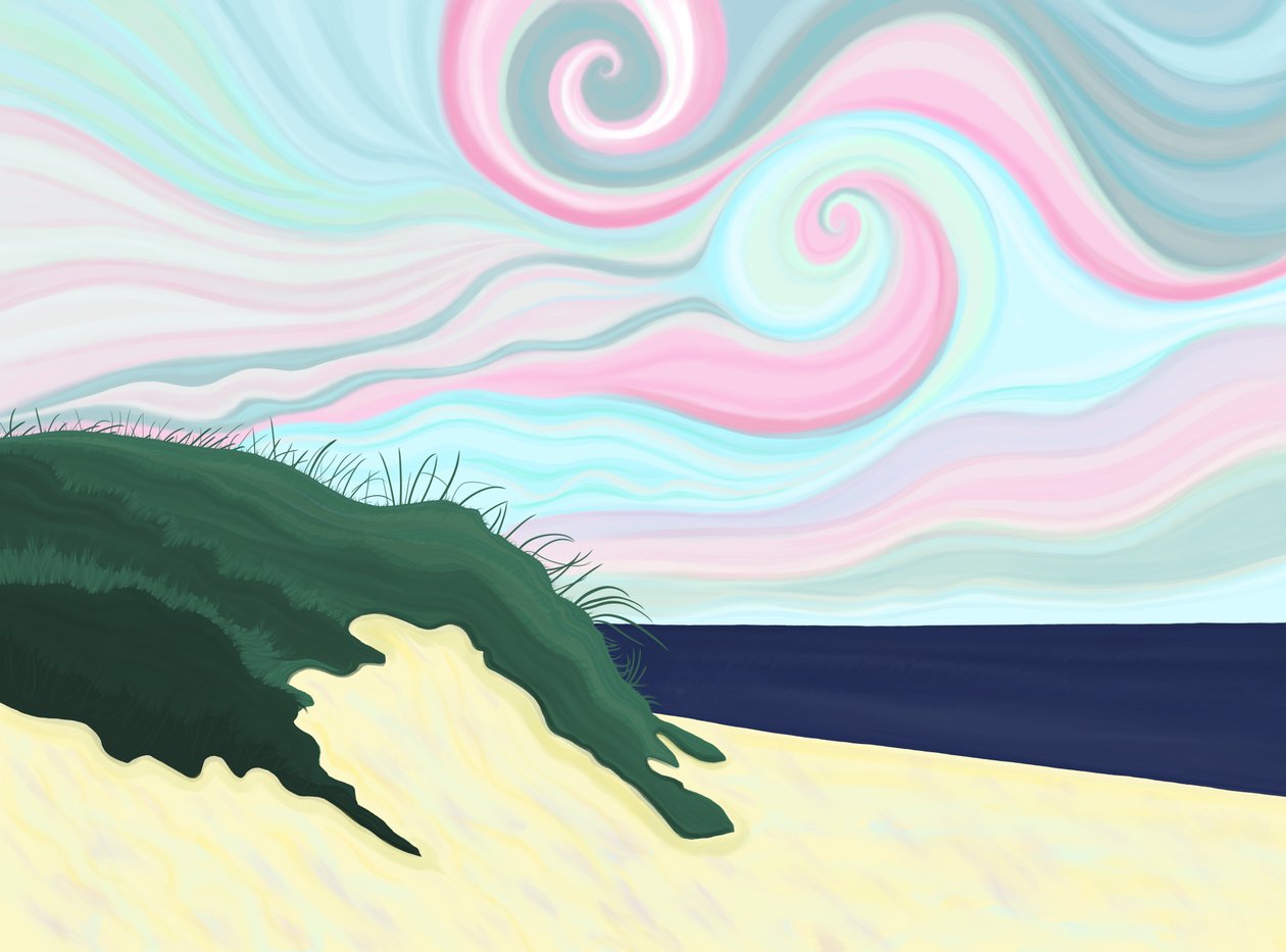 Chatham Beach (digitální umění) od Evan Sklar