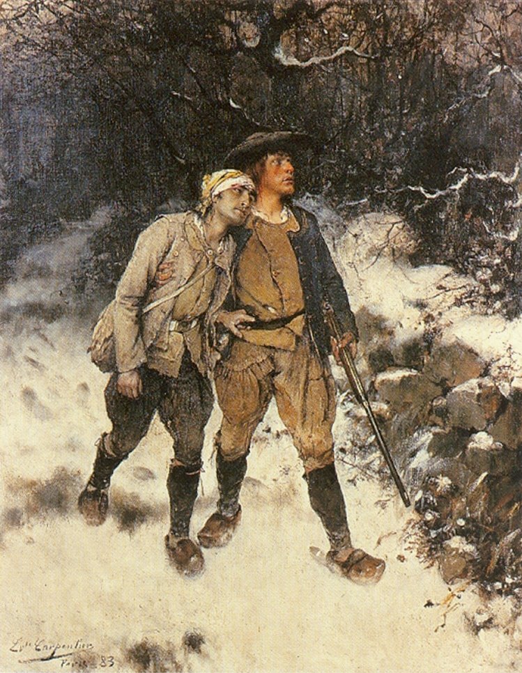 Chouans a derouten od Evariste Carpentier
