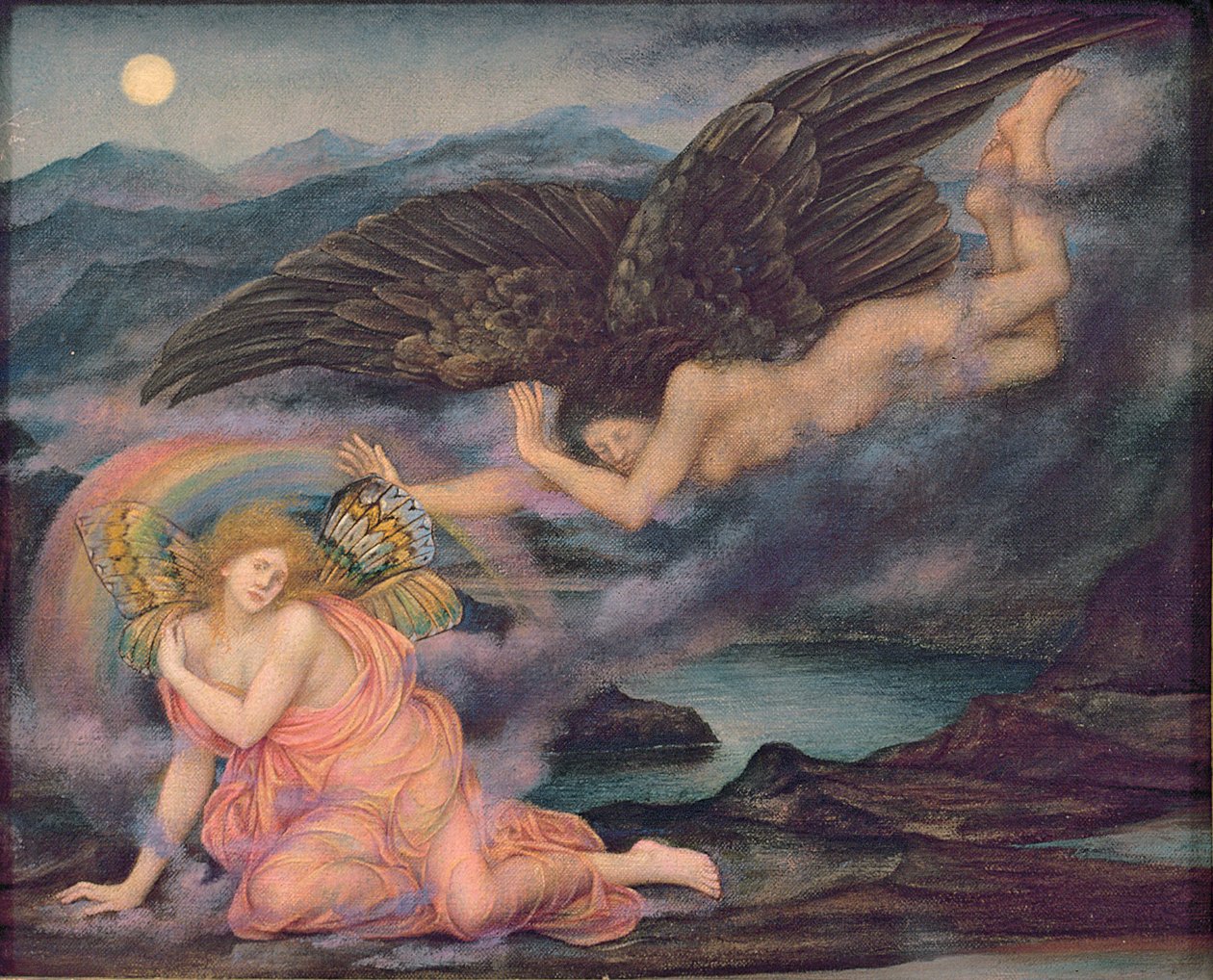 Smrt motýla, asi 1905-10 od Evelyn De Morgan