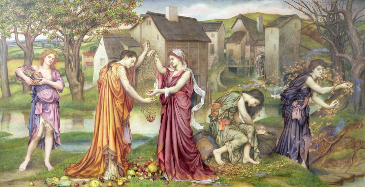 Kadence podzimu, 1905 od Evelyn De Morgan