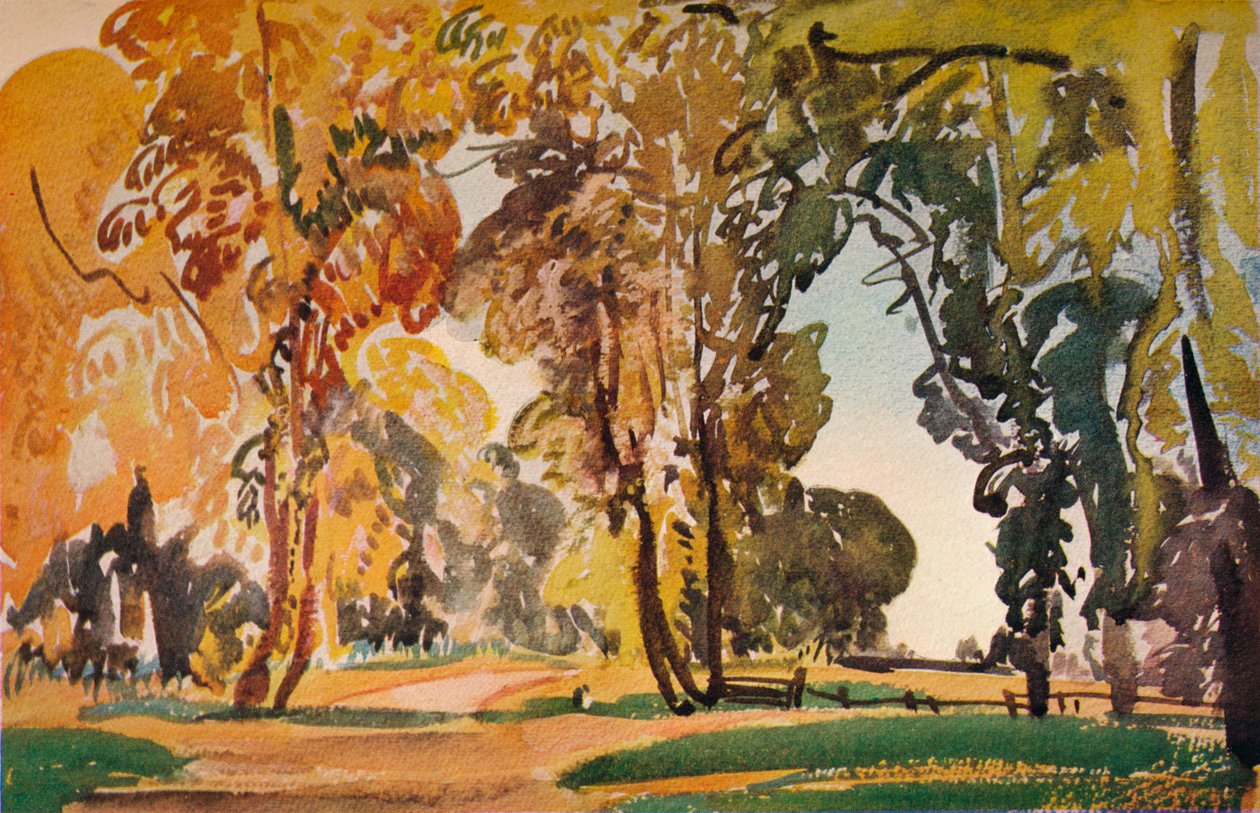 Betchworth Lane, říjen 1917. od Evelyn Cheston