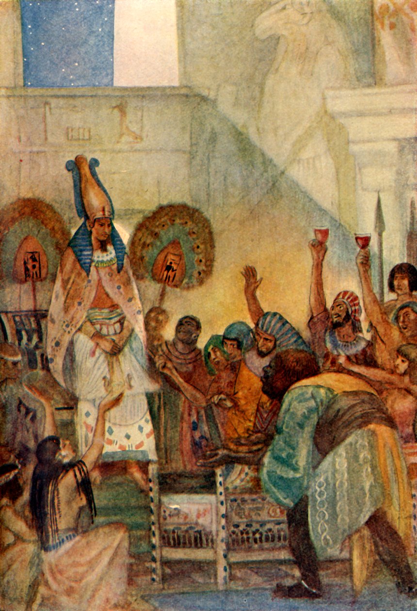 „Osiris podveden do truhly“, 1915. od Evelyn Paul