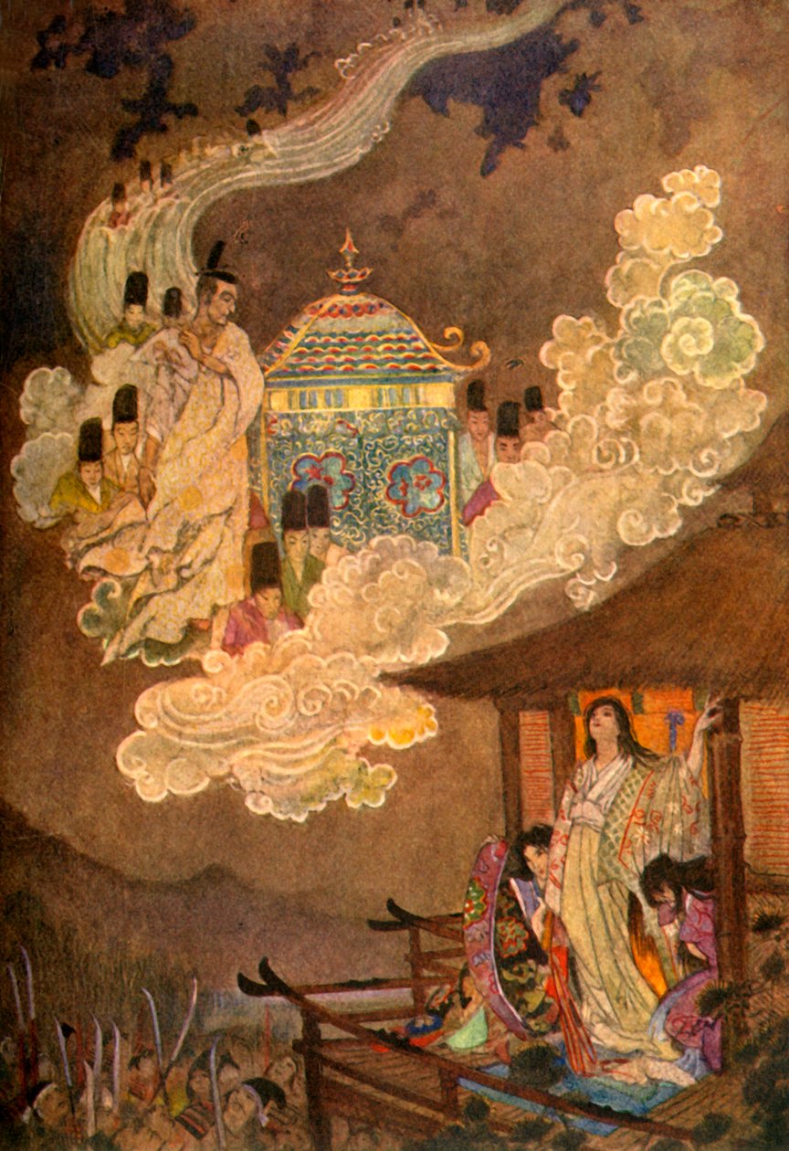 „Měsíční lidé žádají lady Kaguyu“, 1912. od Evelyn Paul