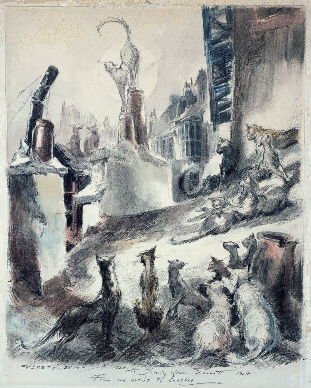 Alley Cats od Everett Shinn