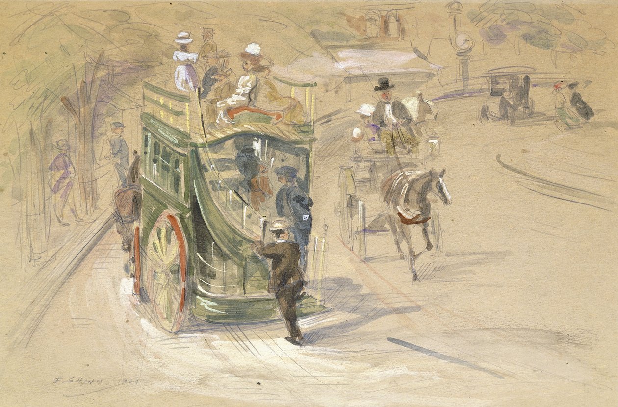 V Central Parku od Everett Shinn