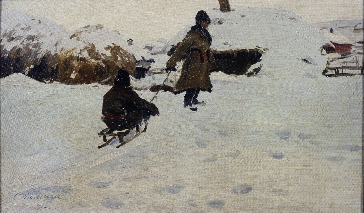 Zima, 1902 od Evgeni Ivanovich Stolitsa
