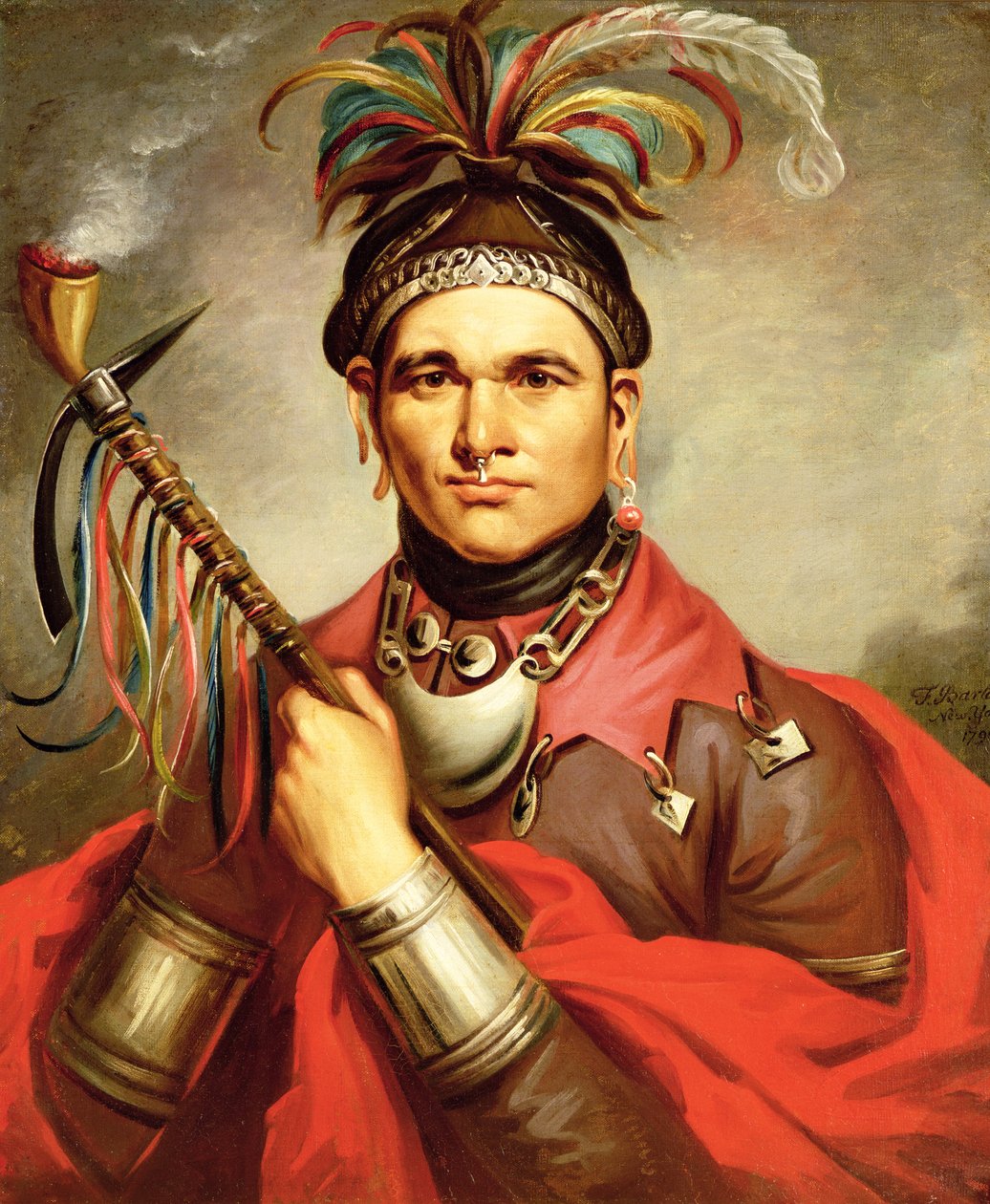 Portrét Ki-on-twog-ky, 1796 od F. Bartoli