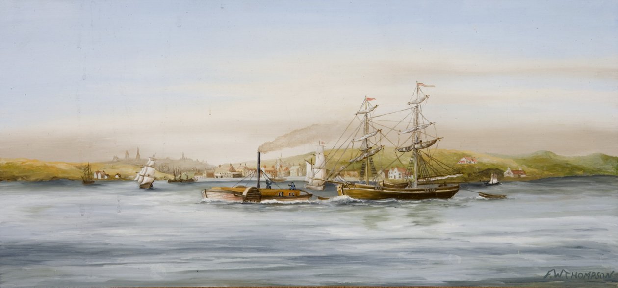 Přímořská krajina od F. W. Thompson