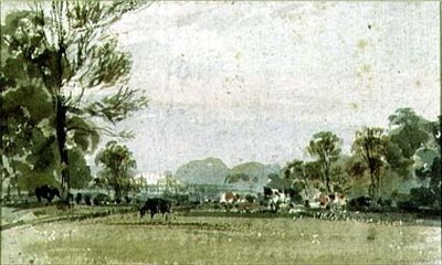 Pohled na Hyde Park, 19. století od F.J. Collignon