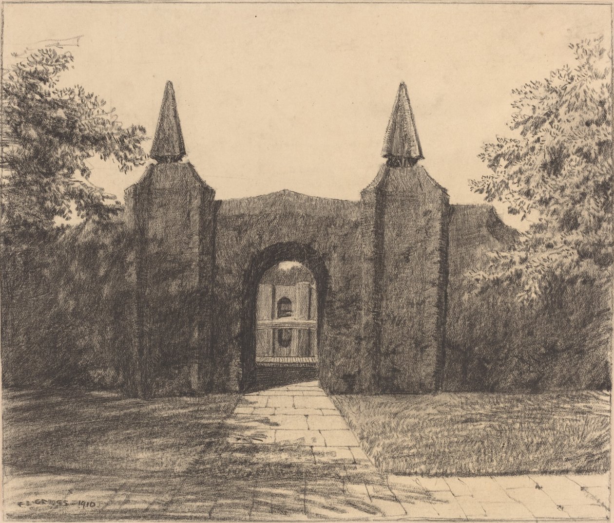 Topiary Archway od F.L. Griggs