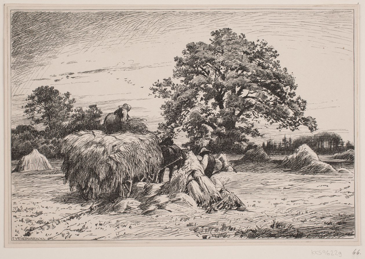 Podzimní krajina od F. Hendriksen