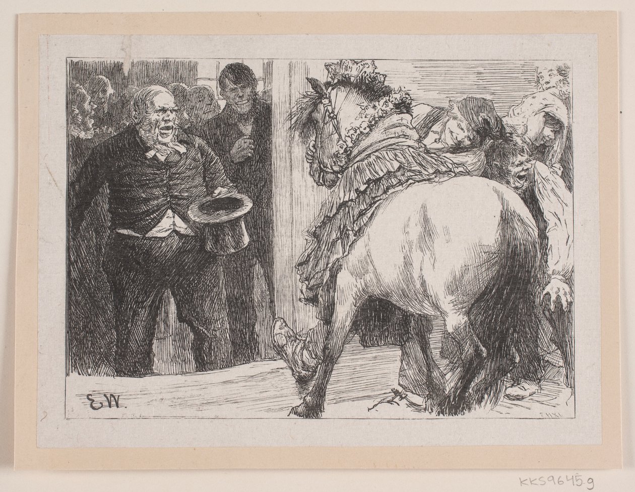 Ilustrace k filmu "Nevěsta gentlemana" od F. Hendriksen