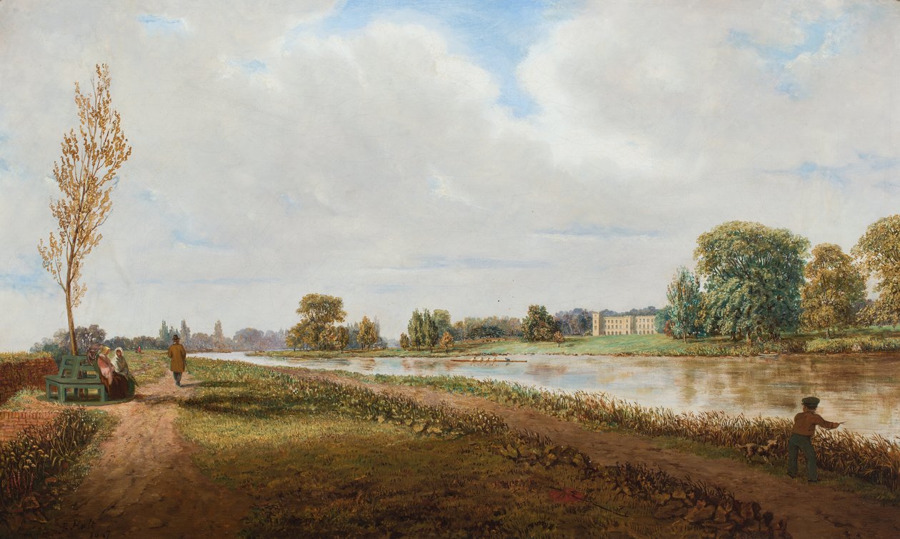 Syon House z Temže od F. Holt