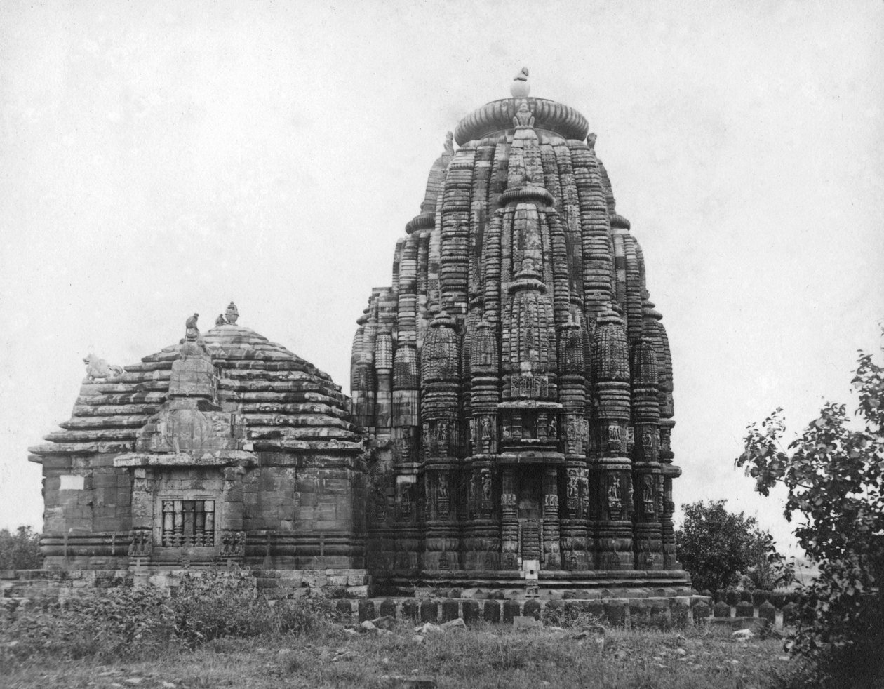 Chrám Lingaraj, Bhubaneswar, Orissa, Indie, 1905-1906 od F. L. Peters