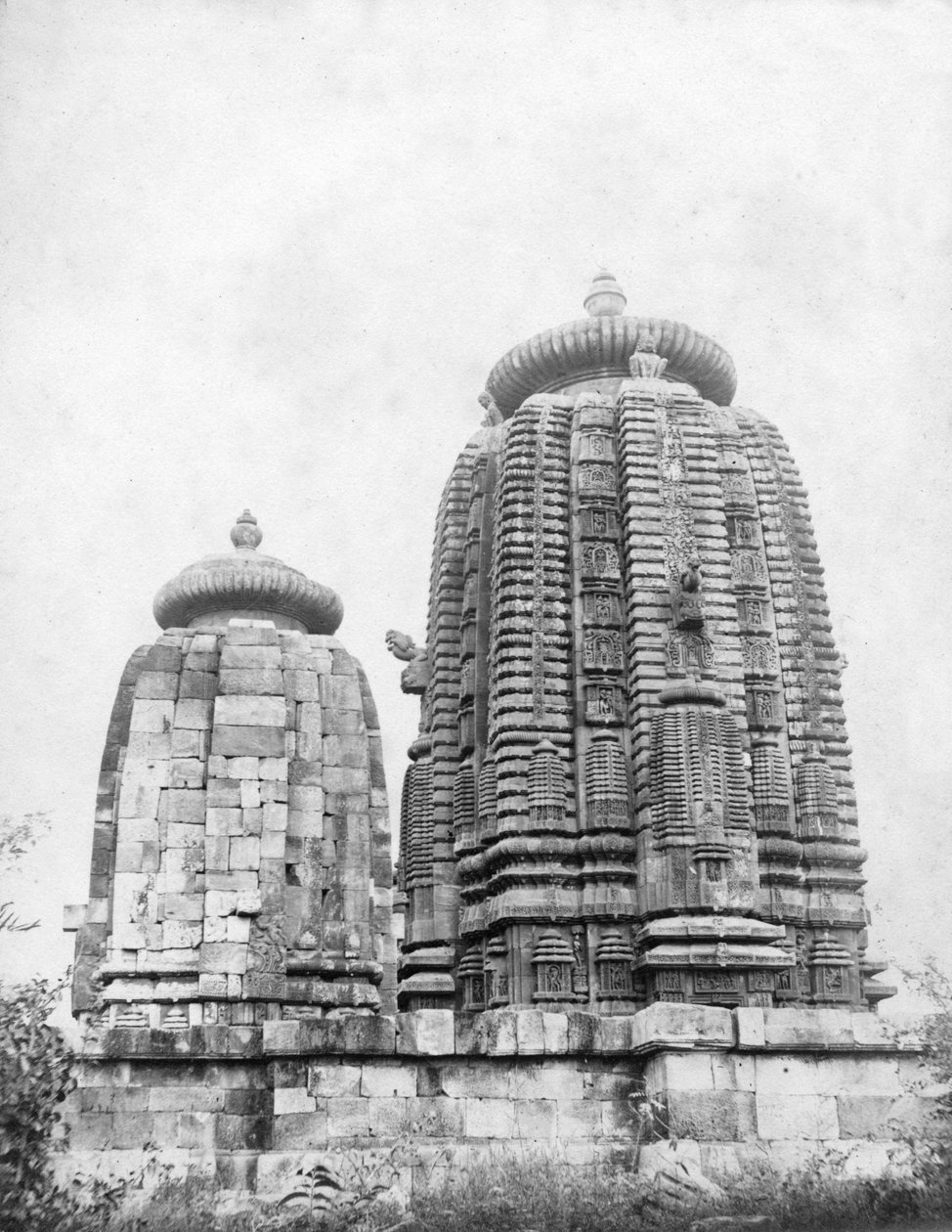 Chrám Lingaraj, Bhubaneswar, Orissa, Indie, 1905-1906 od F. L. Peters
