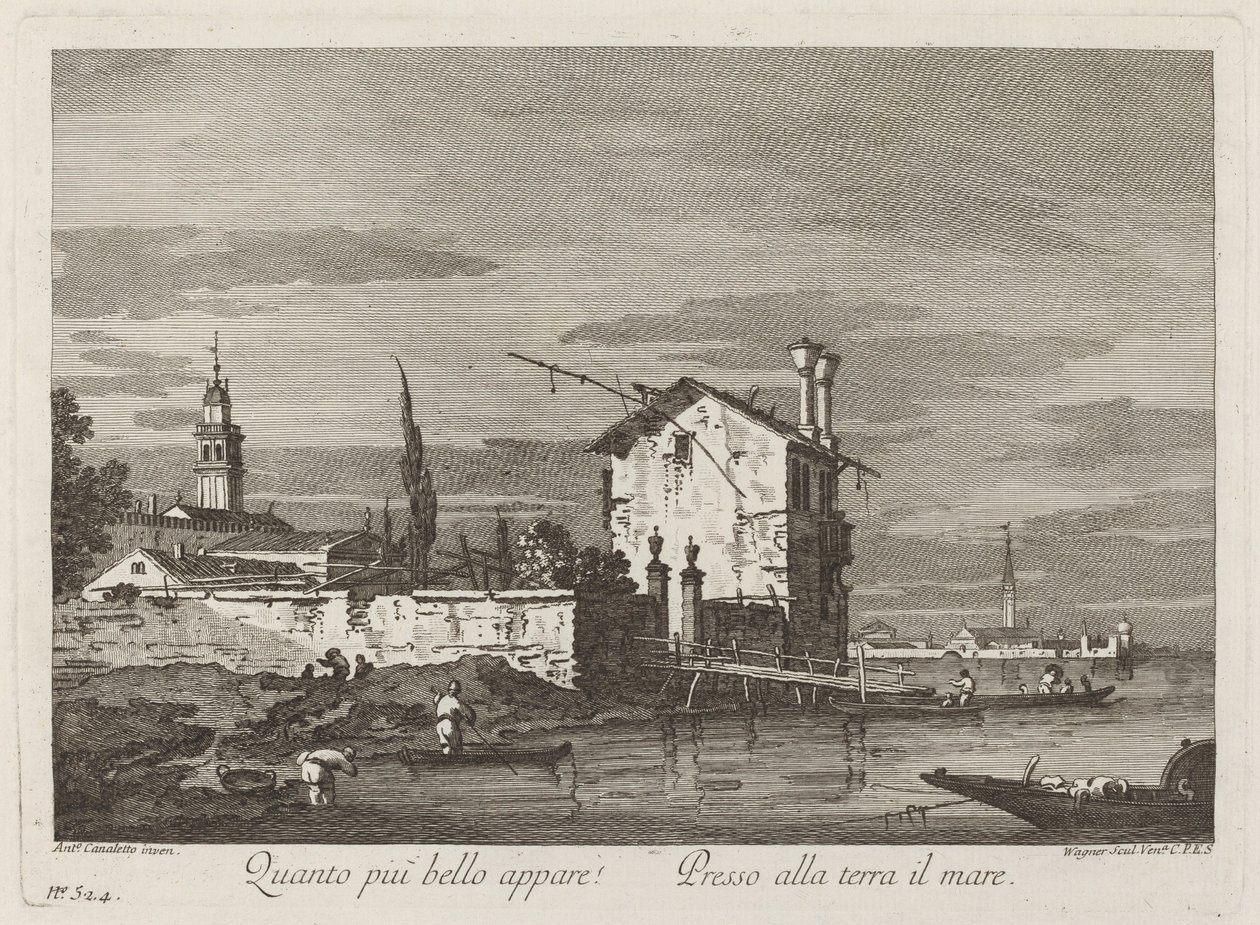 O to krásnější to vypadá... od Fabio Berardi after Canaletto