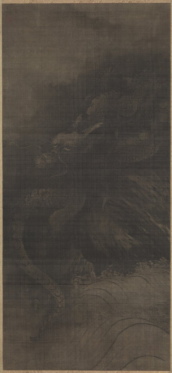 Drak, Tygr, c. 1250-1279. od Fachang Muqi