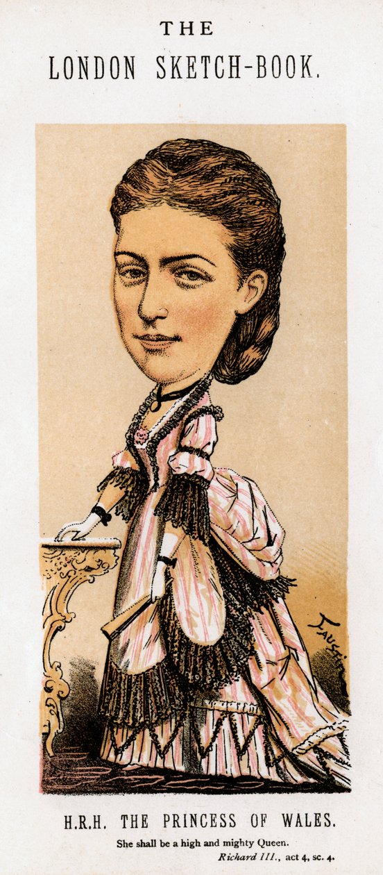 Alexandra Dánská, princezna z Walesu, 1874. od Faustin