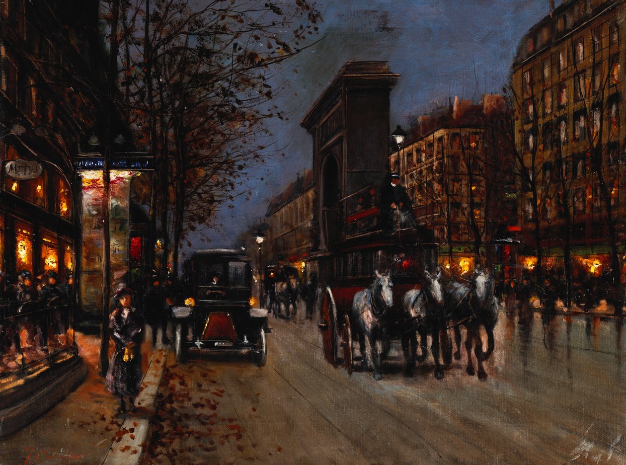 Boulevard St. Denis, Paříž od Fausto Giusto