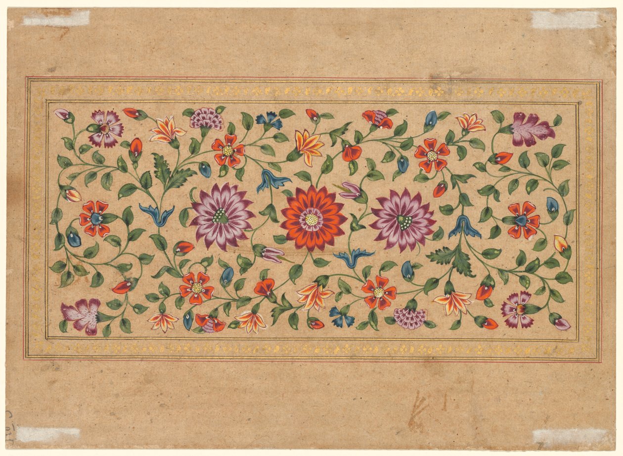 Scrolling Floral Vines, 1755. od Fayzullah