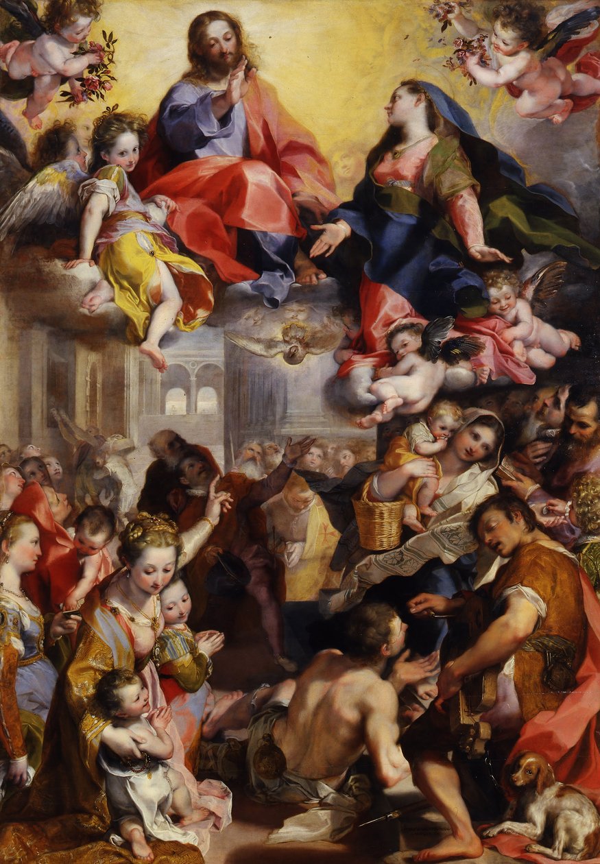 Panna Maria z lidu od Federico Barocci