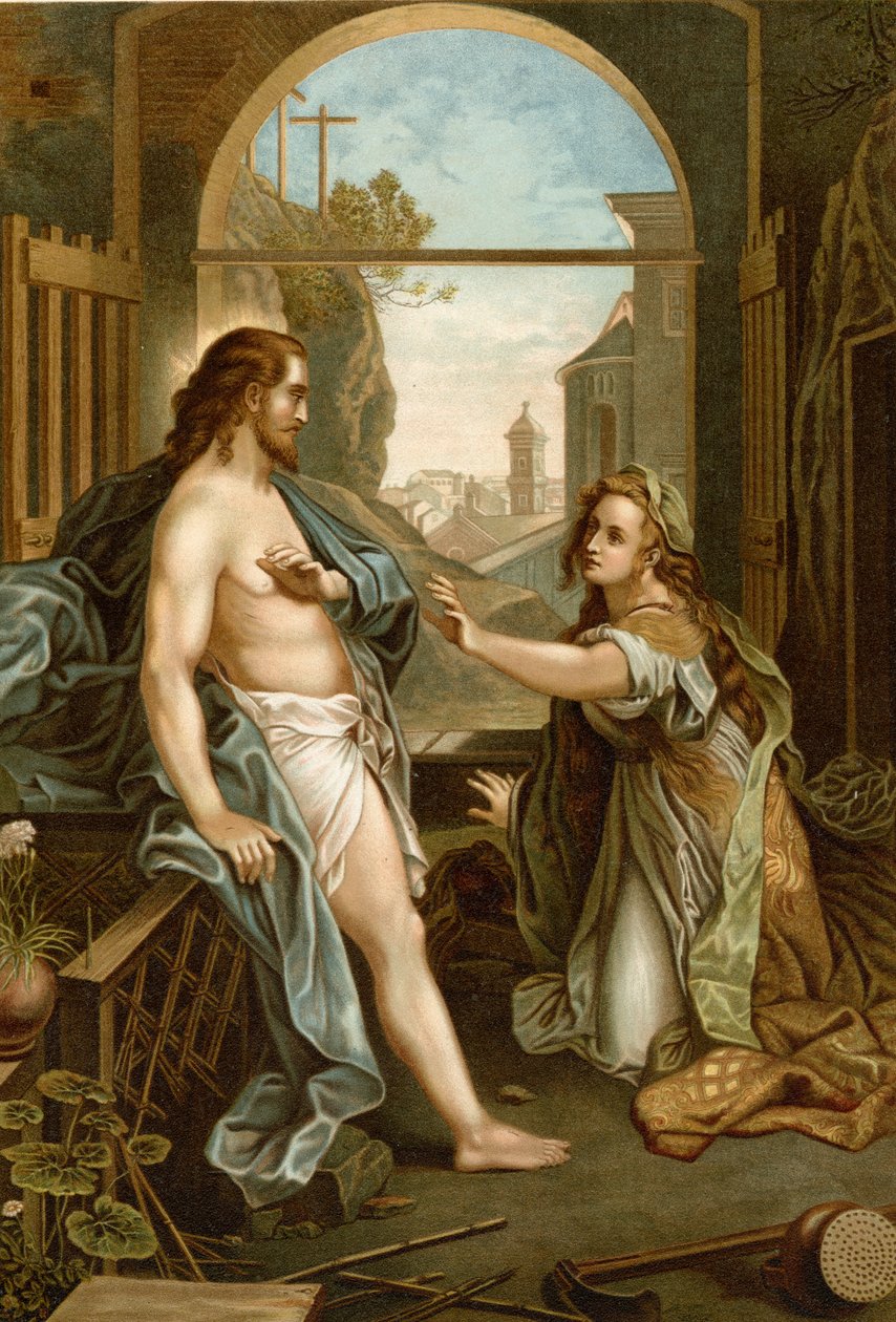 Ježíš se zjevuje Marii od Federico Fiori after Barocci or Baroccio