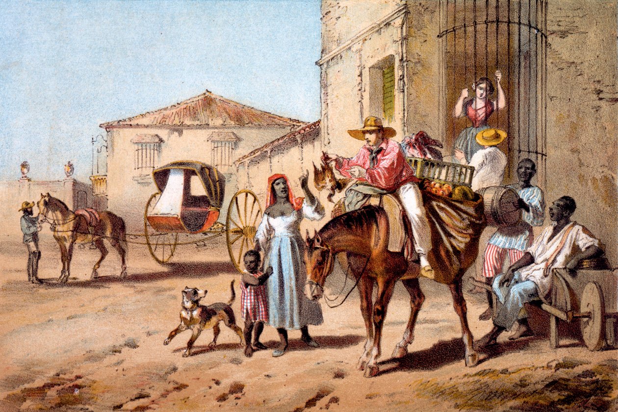 Pronajímatel, 1840 od Federico Mialhe