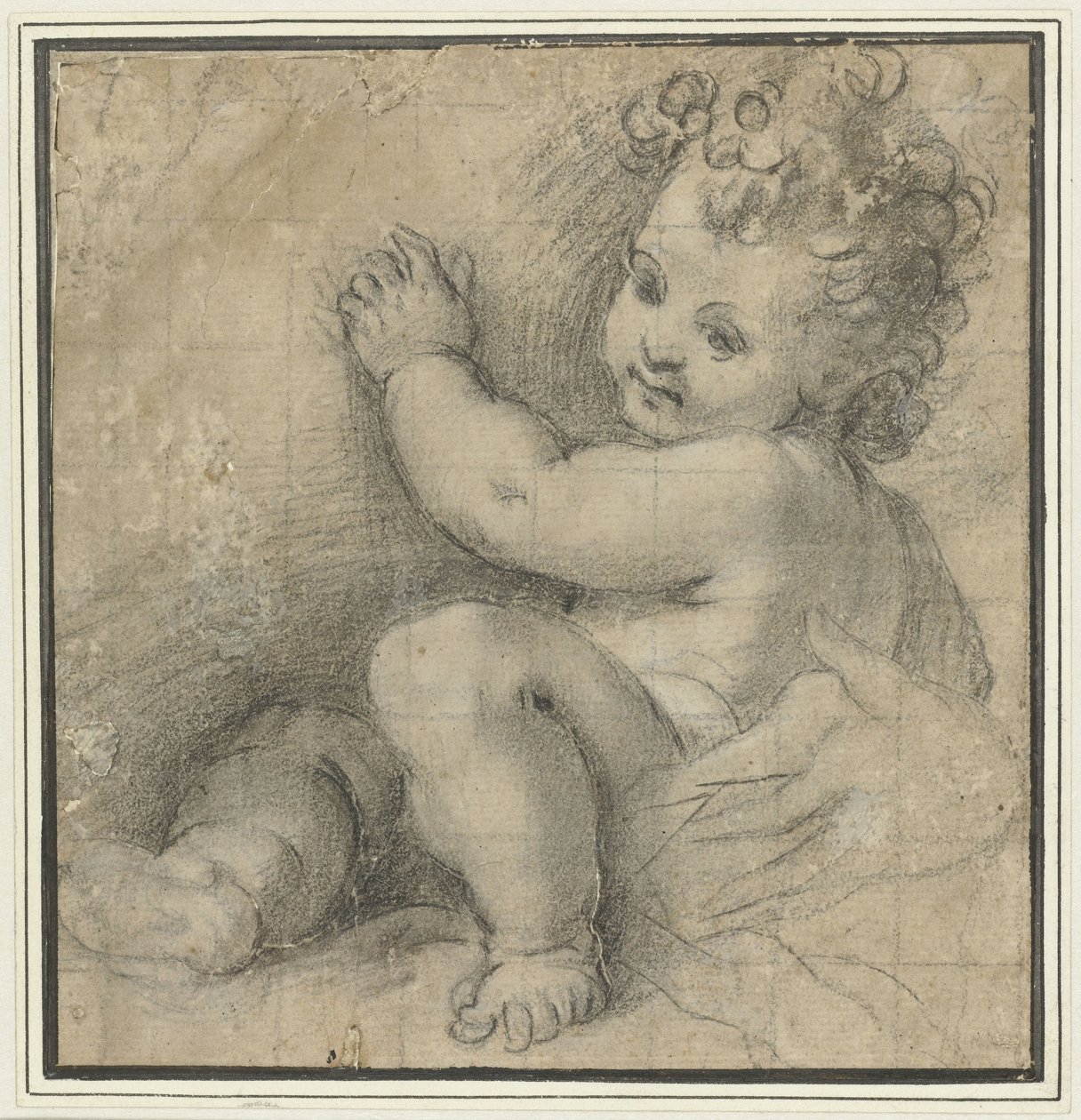 Kristovo dítě s rukou Marie od Federico Barocci