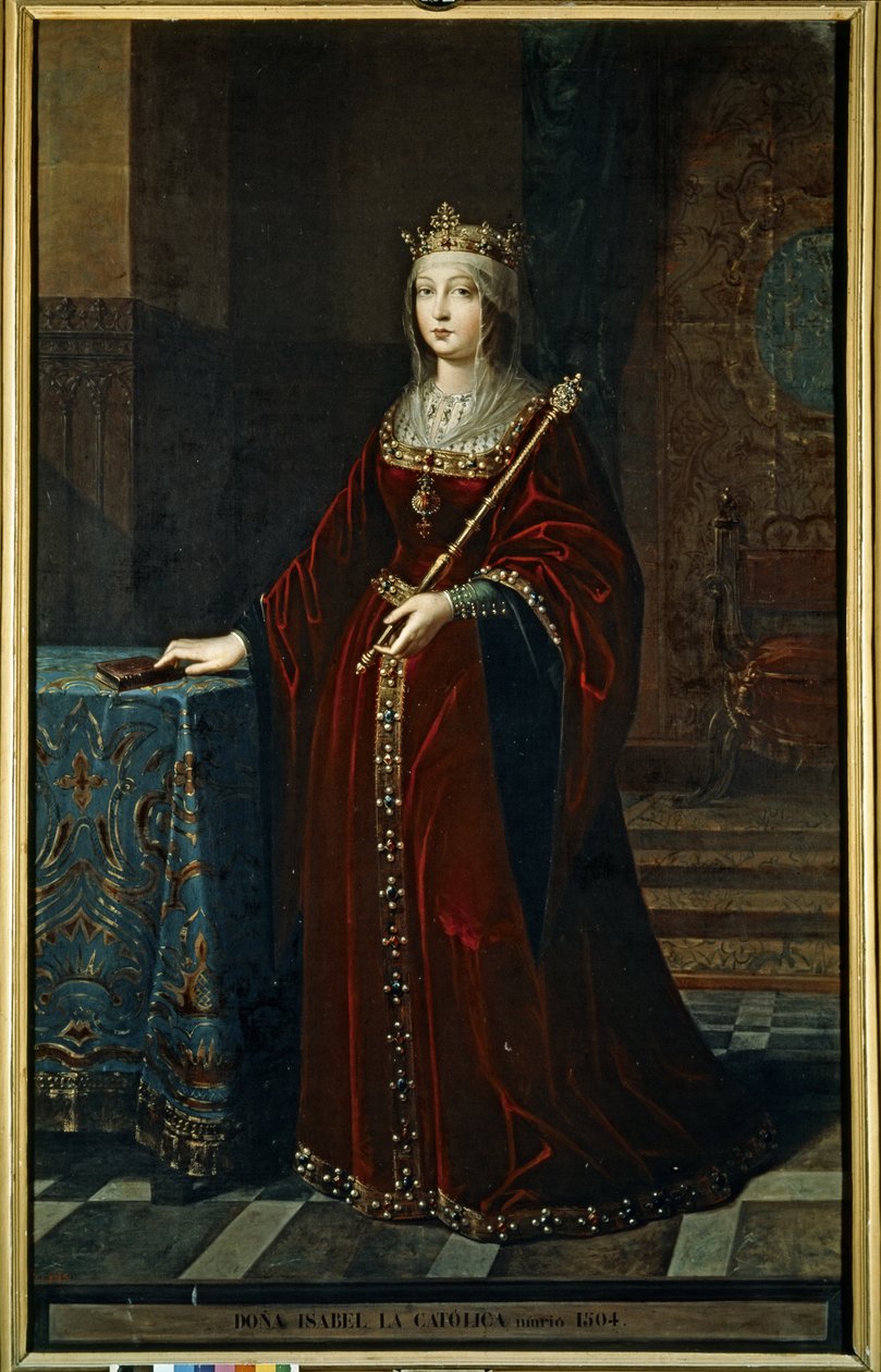 ISABEL I. "La Catolica"(1451-1504). od Federico de Madrazo y Kuntz