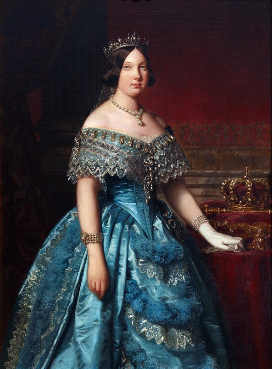 Isabela II. španělská od Federico de Madrazo y Kuntz