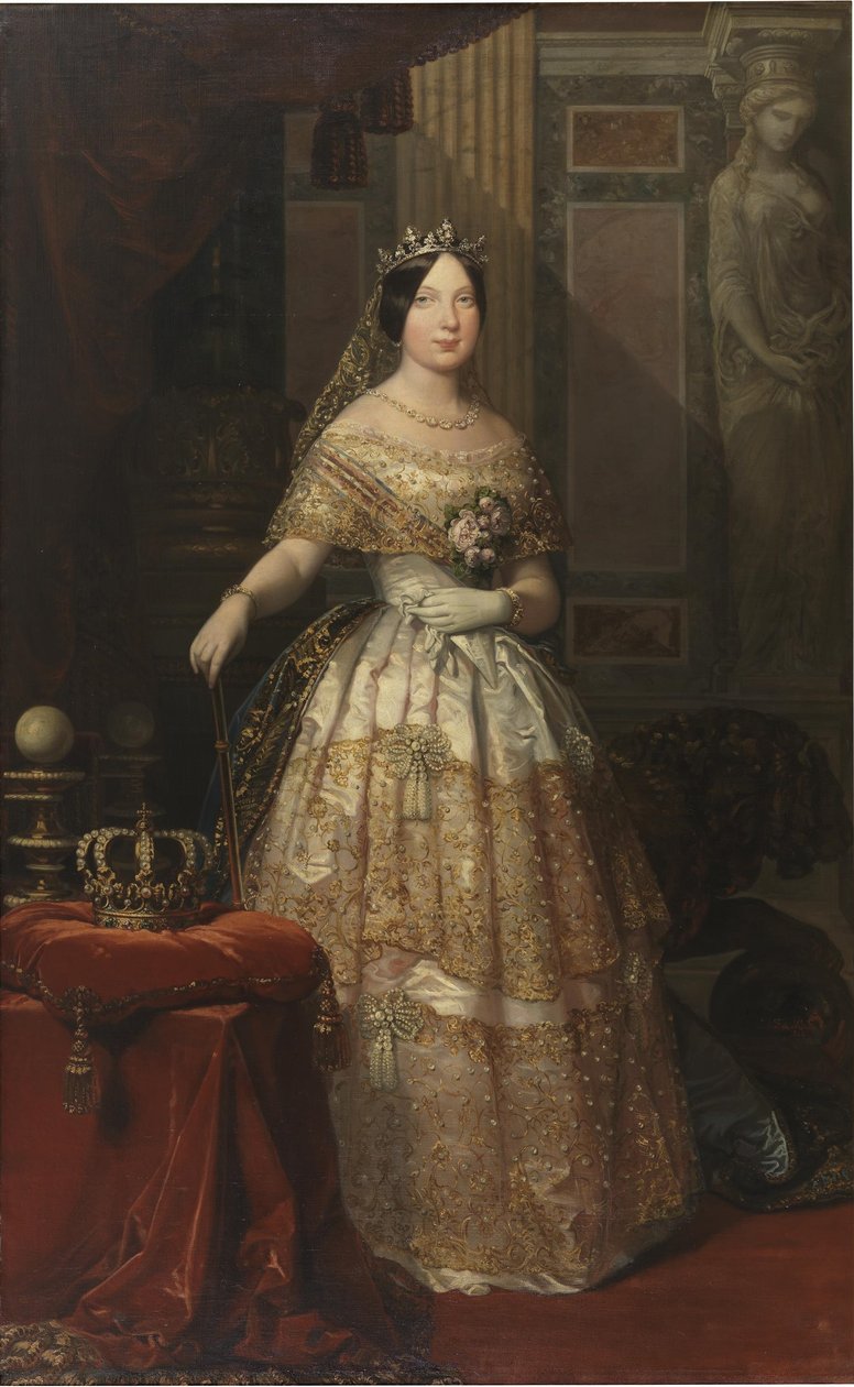 Španělsky: Isabel II od Federico de Madrazo y Kuntz