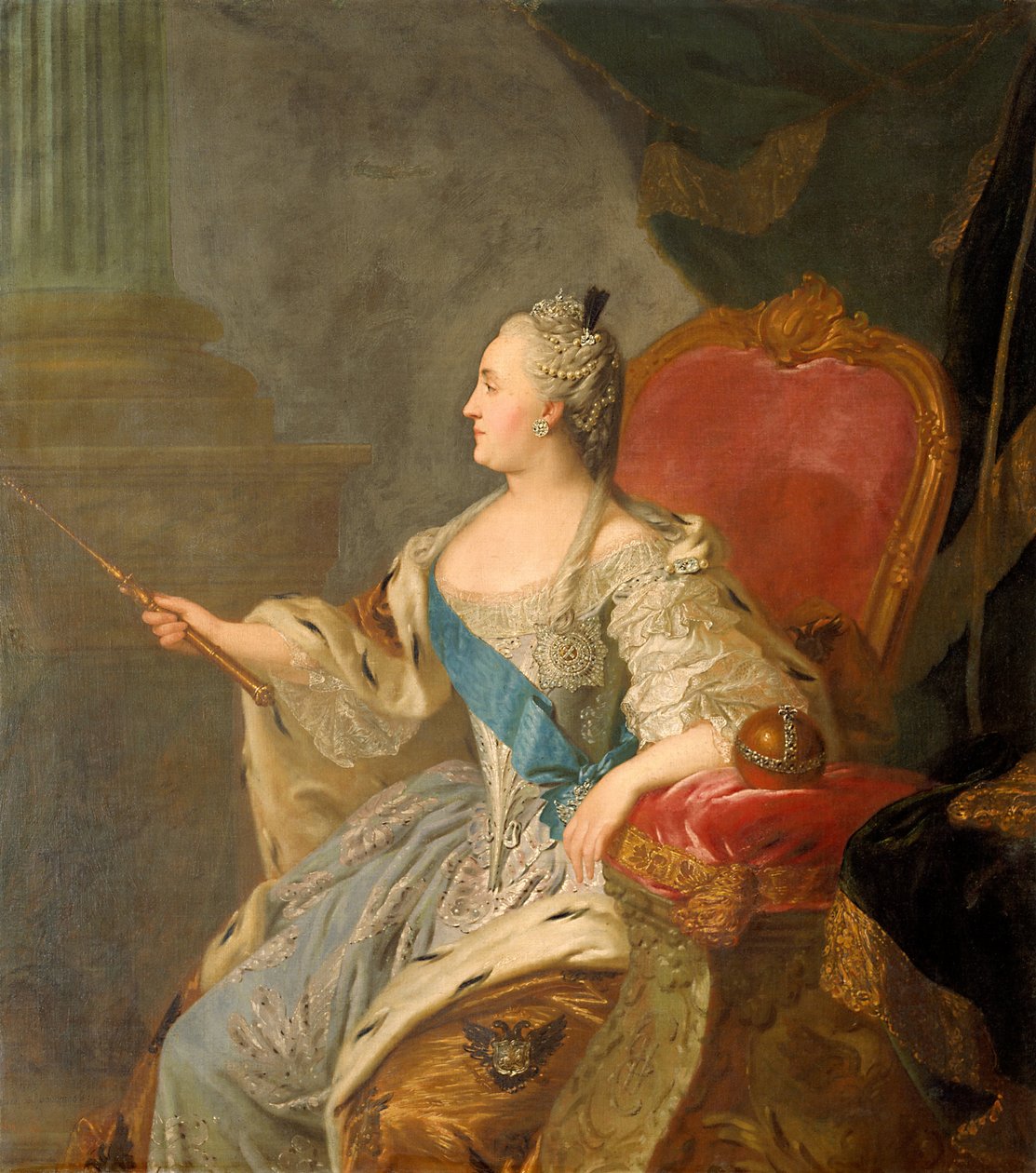Kateřina Veliká, 1763 od Fedor Stepanovich Rokotov